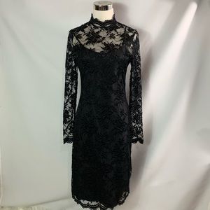 Vintage 1980s Lace Dress By Expo Nite